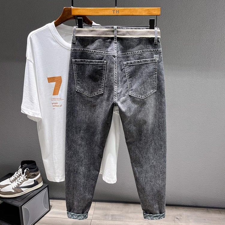 Unisex Classic Denim Jeans Loose Fit Daily Outdoor Wear - Image 2