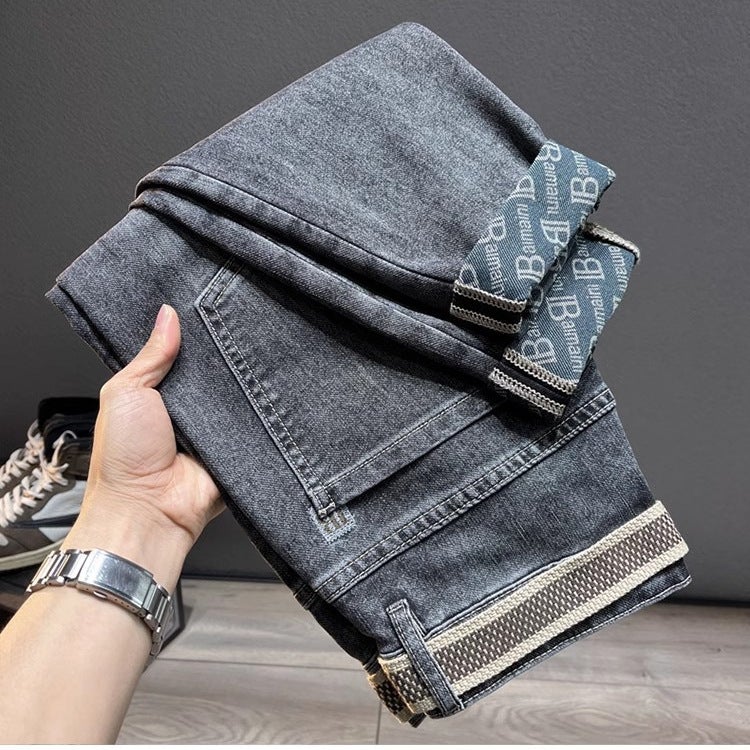 Unisex Classic Denim Jeans Loose Fit Daily Outdoor Wear - Image 1
