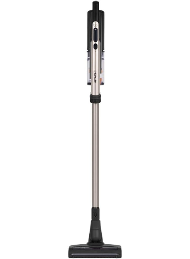 HITACHI Cordless Stick Vacuum Cleaner, Cyclone Storm Suction, 60-Min Runtime, Digital Display, LED Light, Multi-Surface Cleaning 0.5 L 225 W PV-XH4PLCGGAE Champagne Gold - Image 2