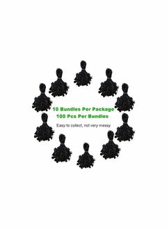 KASTWAVE 1000Pcs Black Hang Tag String Snap Lock Pin Loop Fastener Hook Ties for Clothes Gift Bags Price Tags Shoes  - Image 4