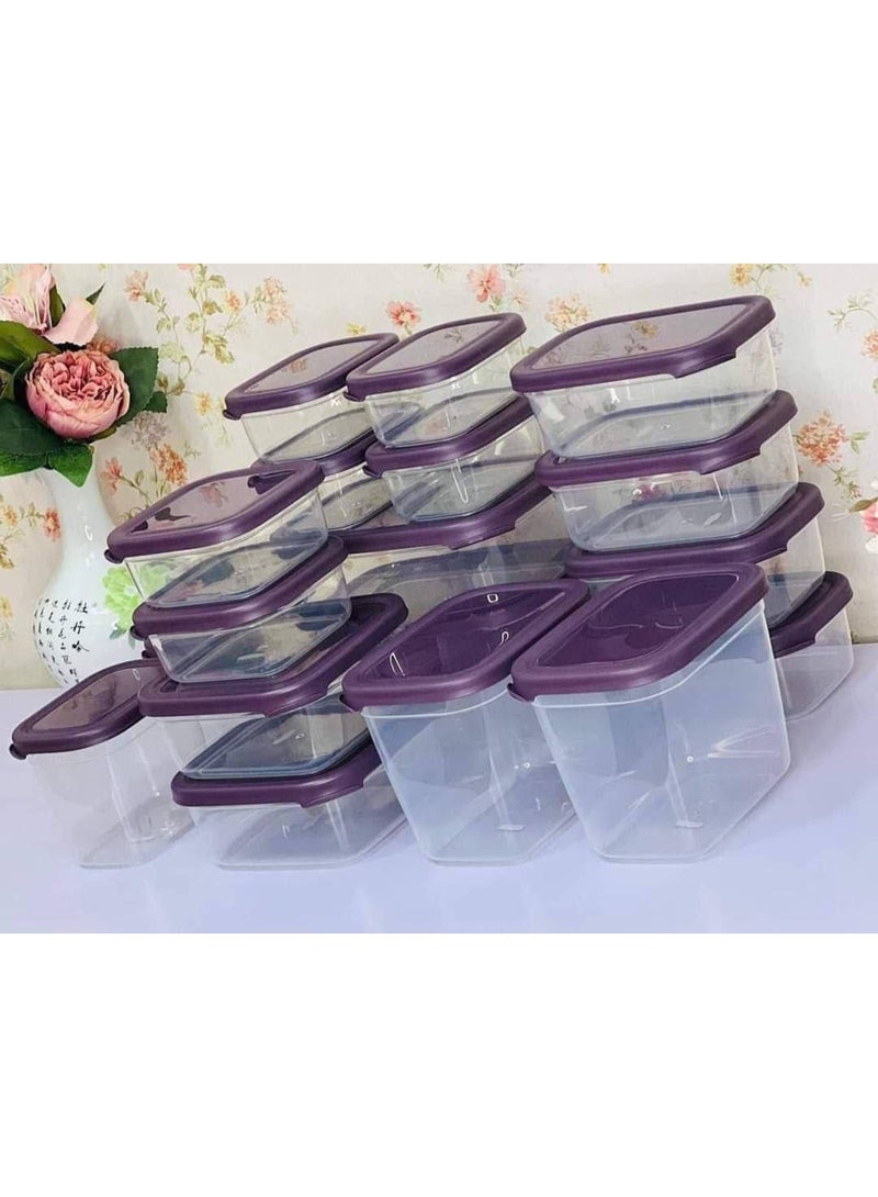 Aksa 18-piece canister set