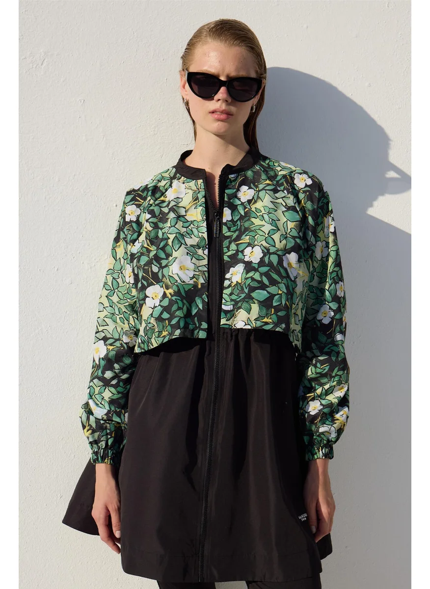 مانوكا Windbreaker 3-Piece Modest Swimsuit Set Yaprak