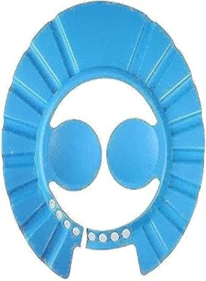 OR Baby's Adjustable Soft Shower Cap with Ears Protection - Blue