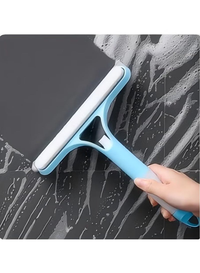 Multifunctional Glass Wiper with Watering Can, Perfect for Cleaning Mirrors, Windows, and Cars Includes Bathroom Accessories - Image 2