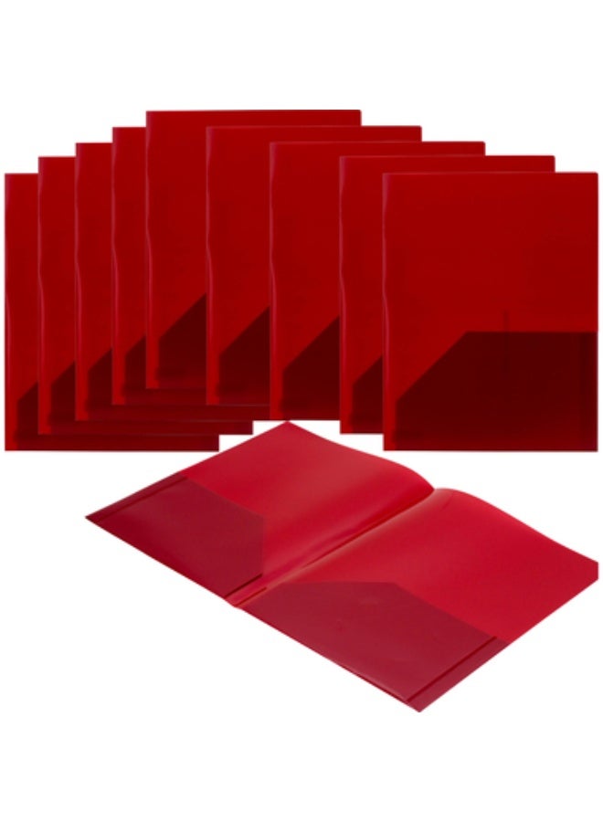 Report Cover A4 Polypropylene Red