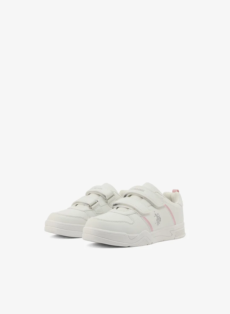 U.S. Polo Assn. 6P KENA JR GLB 6FX GIRL OD_WHITE U.S. Polo Assn. Kena Girl's Comfortable Stylish Casual Everyday Low Top Sneaker - White for Women | Best Price UAE