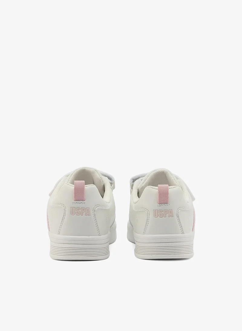 U.S. Polo Assn. 6P KENA JR GLB 6FX GIRL OD_WHITE U.S. Polo Assn. Kena Girl's Comfortable Stylish Casual Everyday Low Top Sneaker - White for Women | Best Price UAE