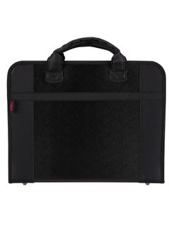 Deli A4 Size Three Division Expanding File With Zip Lock And Handle Assorted Colours  - Image 1