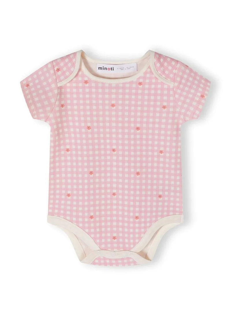 MINOTI 2-Pack Short Sleeve Baby Bodysuits with Snap Closures