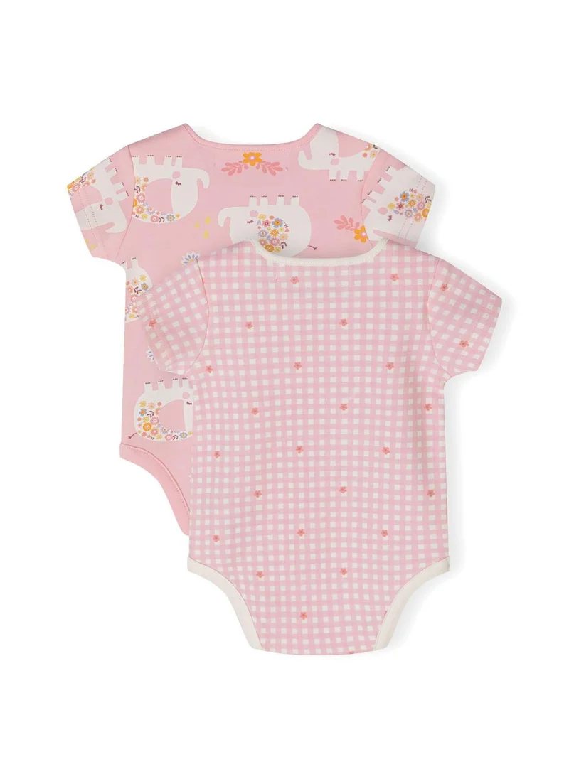 MINOTI Baby 2 Pack Short Sleeve Bodysuits