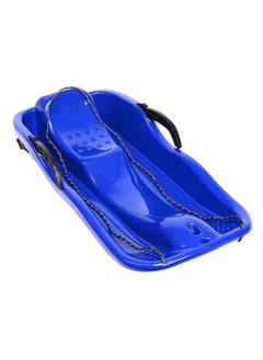 BLOOMING TIME Blue Outdoor Sports Plastic Skiing Sled Luge Snow Grass and Sand Board  - Image 1