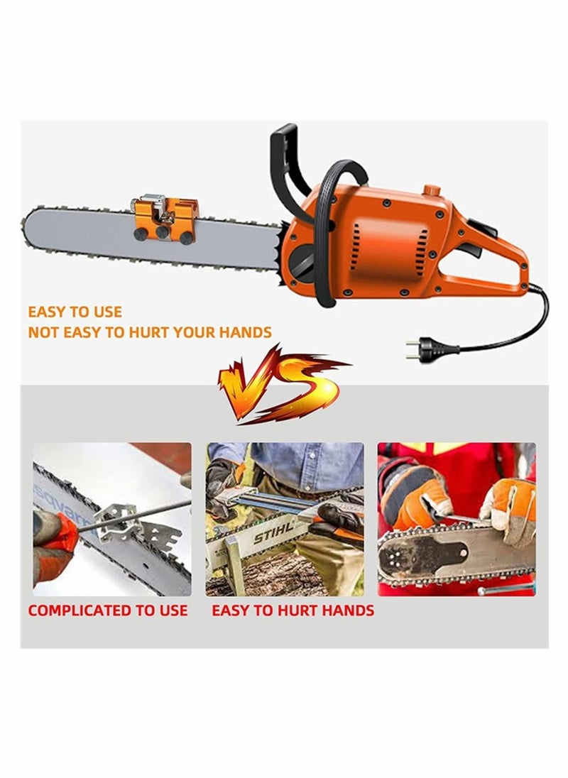 Y&D - Chainsaw Sharpening Jig, Portable Hand Crank Sharpeners, Chain Suitable for All Kinds of Saws and Electric Saws, Keep Your Saw In Top Shape - Image 1