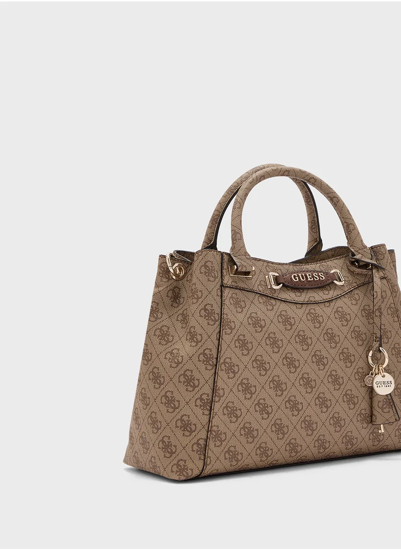 GUESS Emera Logo Girlfriend Satchel