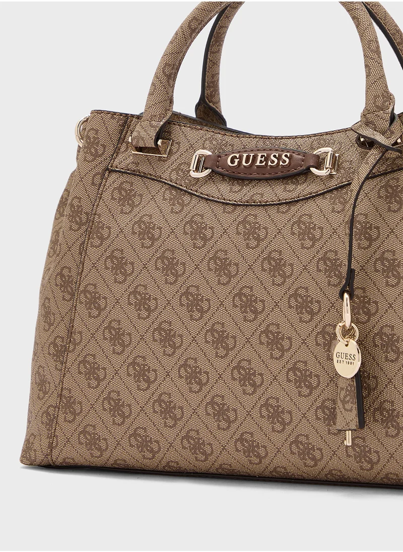 GUESS Emera Logo Girlfriend Satchel