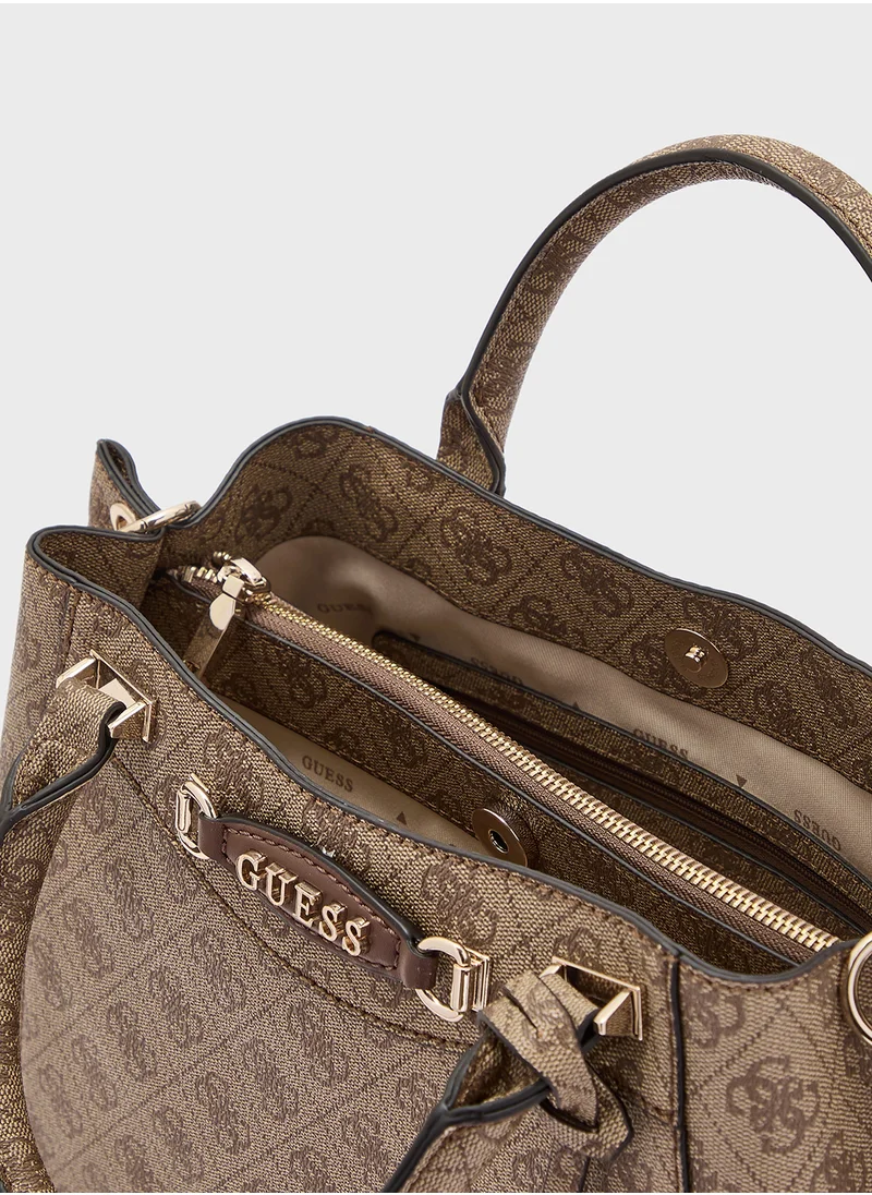 GUESS Emera Logo Girlfriend Satchel