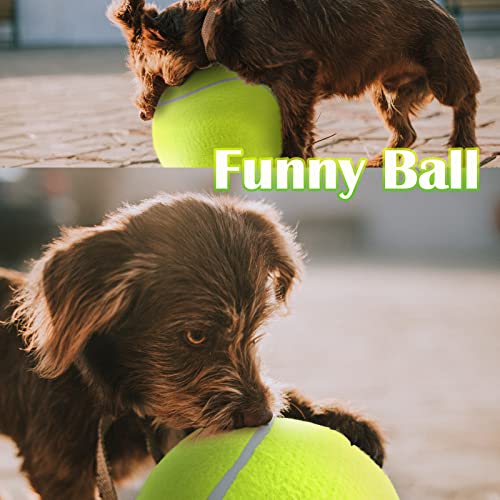Banfeng Large Dog Tennis Ball,9.5" Giant Doy Sport Ball Toy,Pet Birthday Gifts Interactive Dog Toys for Small Medium Large Dog - Image 4