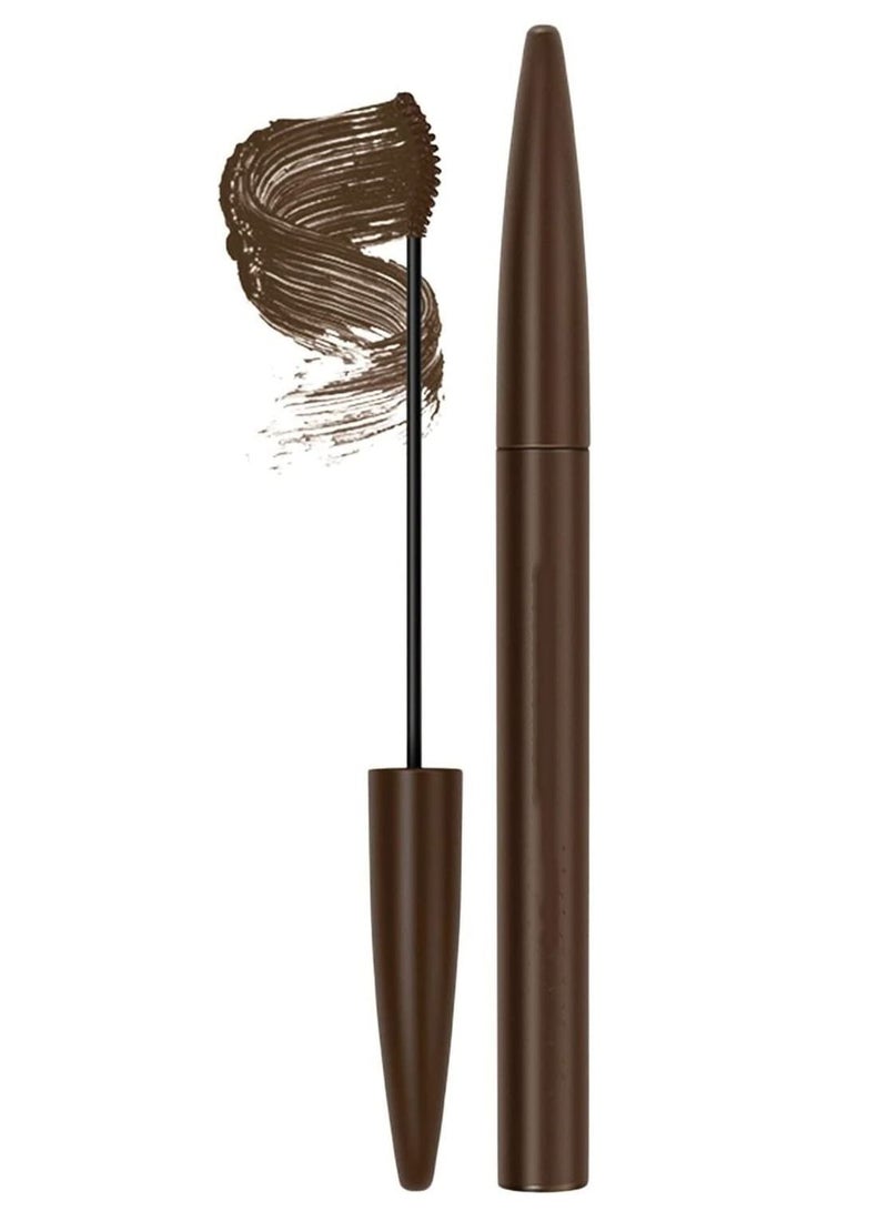 SYOSI Waterproof Mascara Brown Volume For Sensitive Eyes Cruelty Free Lengthening False Lash Effect Natural And Hypoallergenic With Fine Brush Women - Image 1