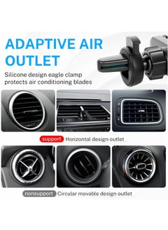 Necomi Phone Holder for Car Automatic Locking Mobile Phone Car Holder with New Vent Clip, Light and Portable Available for iPhone 15 Pro Max 14 13 12 & All Phones  - Image 3