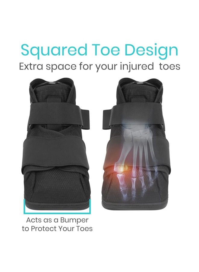VIVE Closed Post Op Shoe - Fracture Medical Walking Shoes for Women & Men - Orthopedic Recovery Shoe Brace - Foot Boot for Injured Feet and Broken Toe - Image 4
