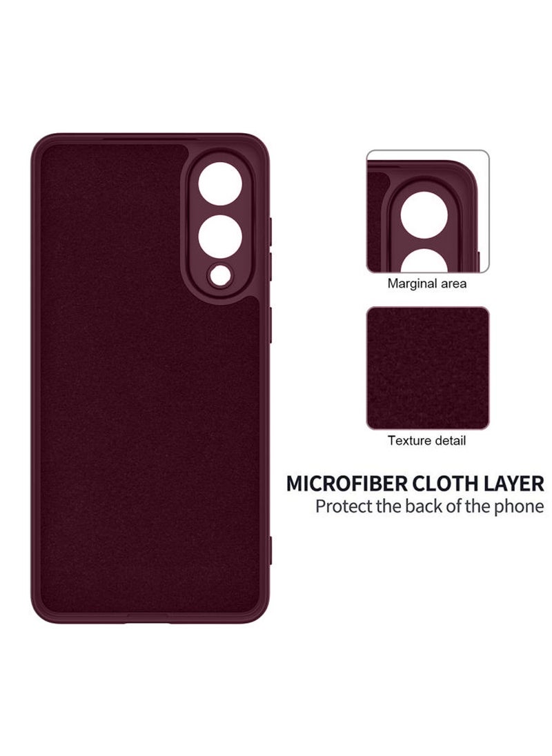 ELTRAZONE Premium Soft Liquid Silicone Case Cover for Samsung Galaxy S25 Edge 5G 2025 – Shockproof, Slim Fit, Anti-Fingerprint Protective Back Cover with Microfiber Lining – MaroonPremium Soft Liquid Silicone Case Cover for Samsung Galaxy S25 Edge 5G 2025 – Shockproof, Slim Fit, Anti-Fingerprint Protective Back Cover with Microfiber Lining – Maroon - Image 4