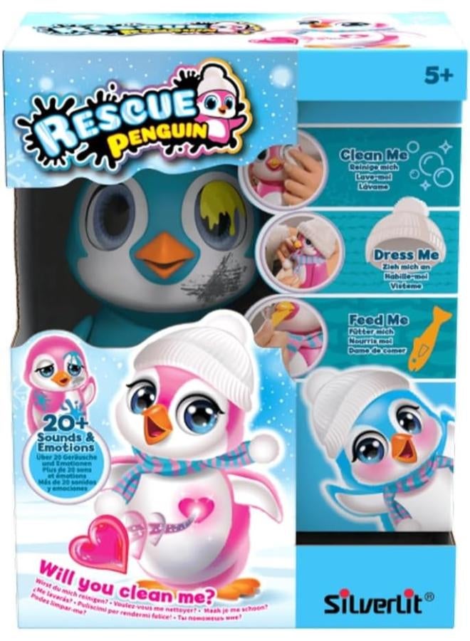 Silverlit Rescue Penguin Interactive Pet Toy Asst. 20+ sounds for children 5Y+, Multicolor - Image 3