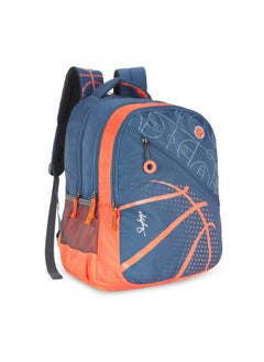 Skybags Skybags Riddle Blue Orange 46 Cms Casual Backpack with Raincover  - Image 2