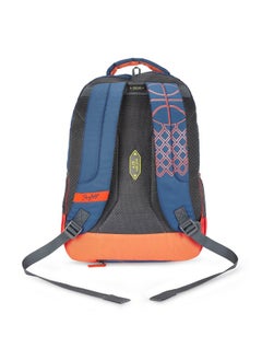 Skybags Skybags Riddle Blue Orange 46 Cms Casual Backpack with Raincover  - Image 5