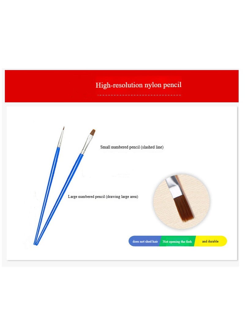 Anna DIY Cartoon Anime Handmade Filling Color Decorative Oil Painting - Image 4