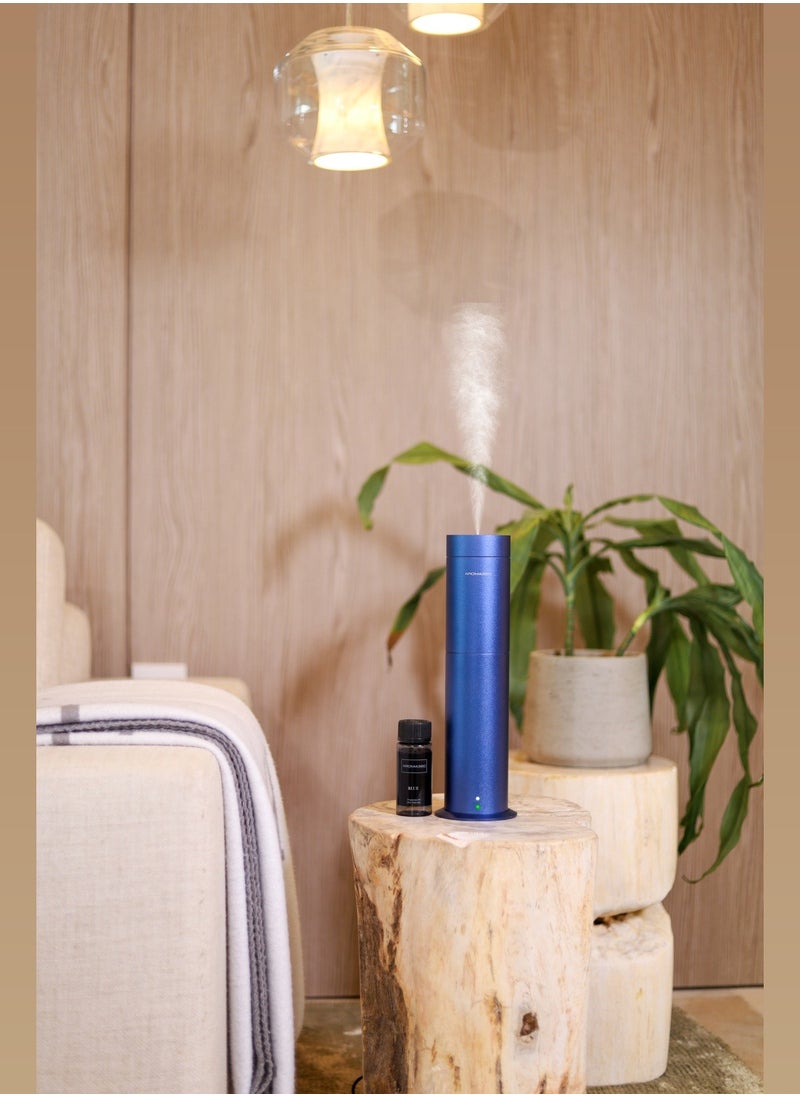 Mini Pro Essential Oil Diffuser - 600 sq ft Coverage - Aromatherapy Scent Diffuser for Home - Air Freshener - Compatible with Pro-Pod Oil- Blue