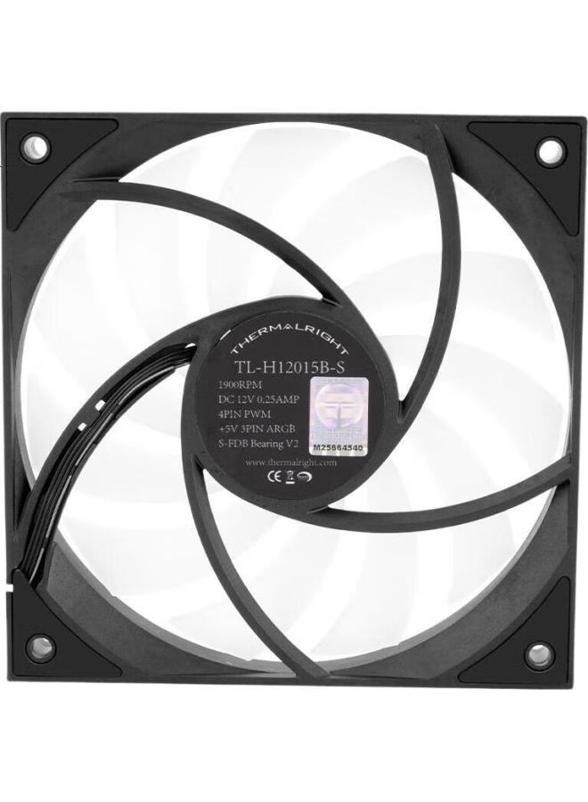 Thermalright Thermalright Tl-H12015B Three-Phase Six-Pole Motor, S-Fdb V2 Bearing, 120Mm Standard 15Mm Thick Fan, 1900 Rpm Pmw, Solar Eclipse Iridescent Light Effect - Image 3