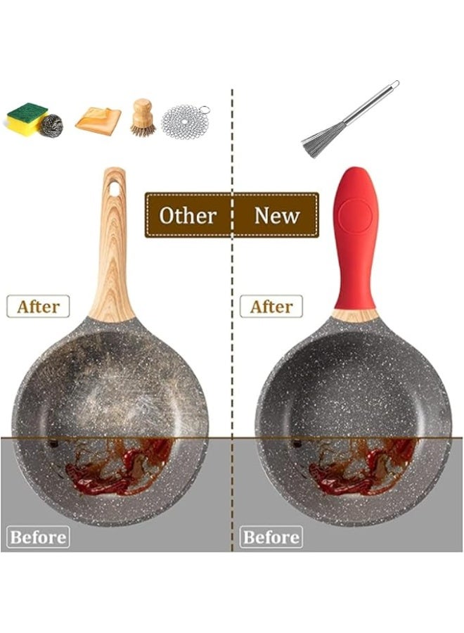 Brush for Kitchen Stainless Steel Wire and Handle with Hang Hook Scrub Dish Pot Stove Plate Washing Sink Tank Mug Cup BBQ Scrubber - Image 4