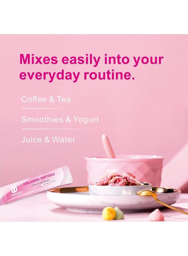 OMOGS Collagen Peptides Powder, with Prebiotics & Cranberry Extract -Hydrolyzed Collagen Peptides Support Hair, Skin, Nail, Bone & Digestive Health, Grass Fed, Non-GMO, for Women & Men - Image 5