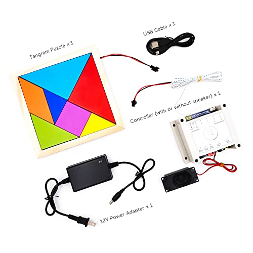 BearHoHo Escape Room Prop Tangram Props to Control 12V Magnetic Lock Escape Room Game Puzzle - Image 3