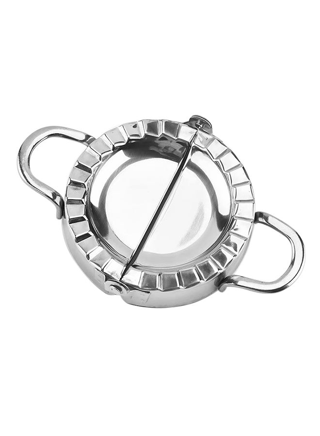 قالب فطائر من الستانلس ستيل فضي 16سم