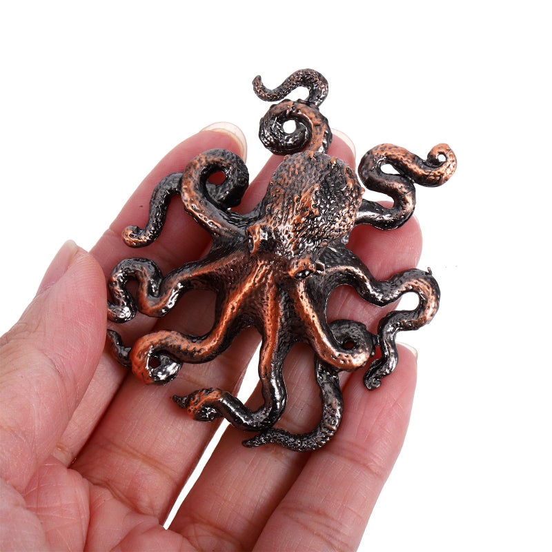 Octopus Zinc Alloy Cabinet Drawer Pulls Nautical Dresser Knobs For Wardrobe Bathroom Kitchen Hardware Set - Image 4