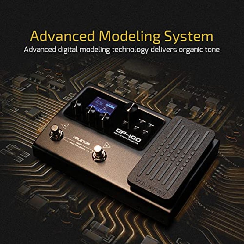 Guitar Pedal Multi-Effects Processor with Expression Pedal Guitar Bass Amp Modeling IR Cabinets Simulation Multi Language Stereo OTG USB Audio Interface - Image 5