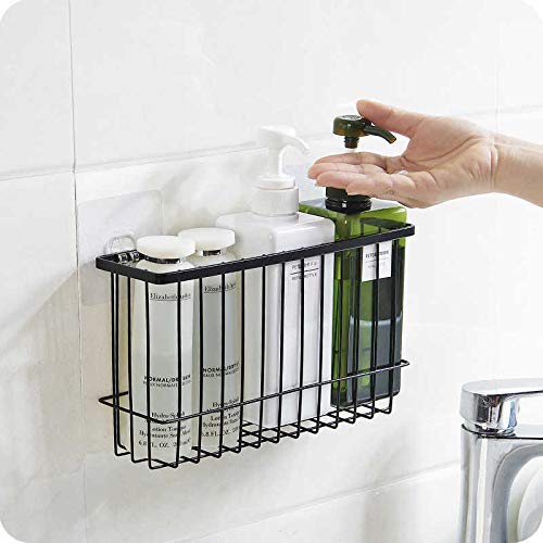 Rasikvar Self-Adhering Metal Bathroom Rack Storage Shelves/Bathroom Storage Rack/Steel Bathroom Corner Shelf Storage Organizer - Image 3