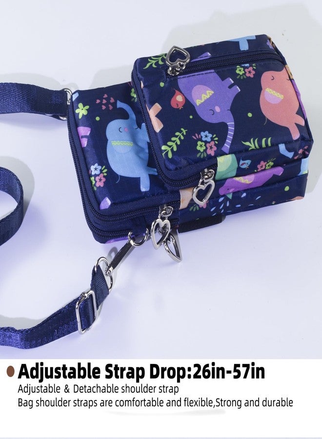 JANKS Small Crossbody Bags for Women Mini Cell Phone Purses with Crossbody Strap Phone Wallet Shoulder Bag Nylon Arm Bag - Image 4