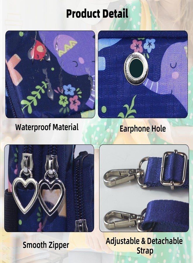 JANKS Small Crossbody Bags for Women Mini Cell Phone Purses with Crossbody Strap Phone Wallet Shoulder Bag Nylon Arm Bag - Image 5