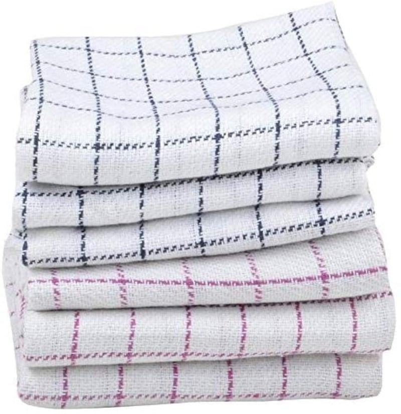 A'kin Akin Super Highly Absorbent 100% Cotton Multipurpose Kitchen Napkin | Cleaning Cloth | Duster and Chapatis Napkins | Length 46 CM Width 46 CM | (Pack of 6) - Image 2