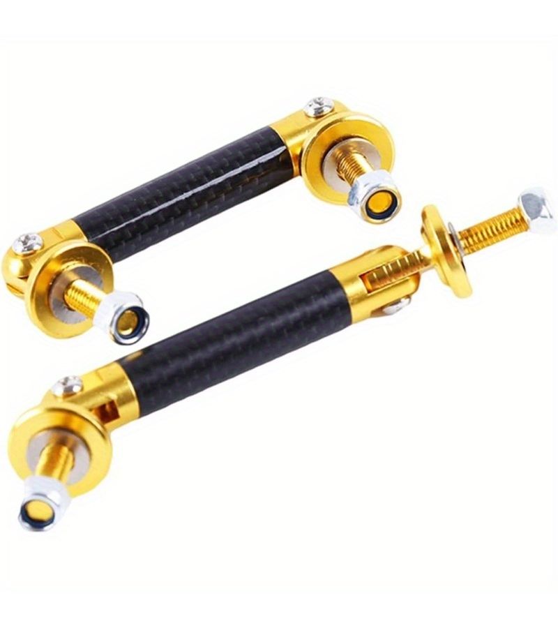 Black Universal Automotive Bumper Support Strut Kit 45mm Anti Scraping Lip Guard With Lever Fasteners - Image 2