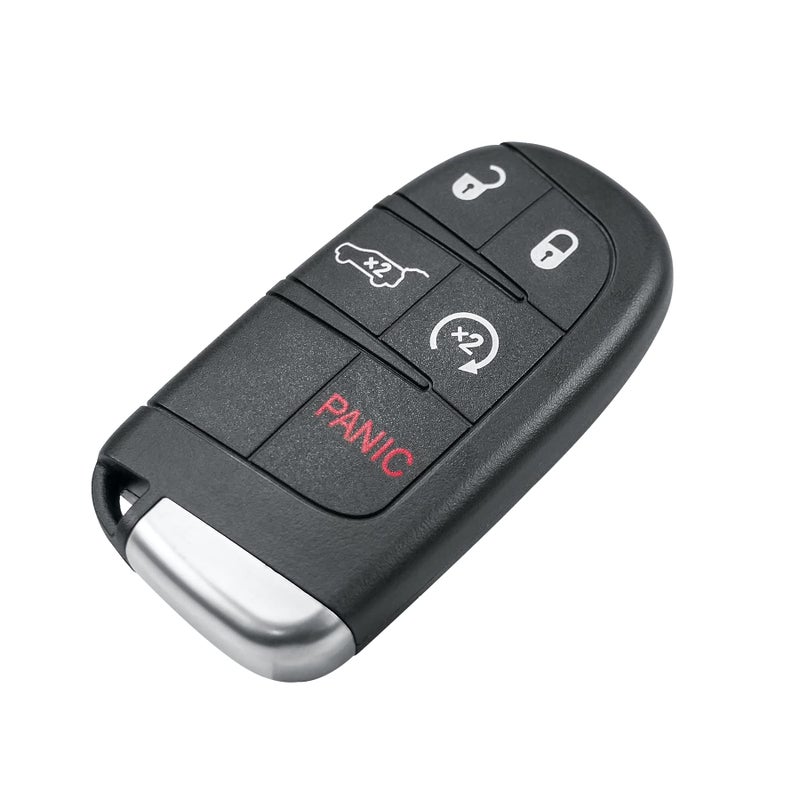 Key Fob Compatible with Jeep Grand Cherokee 2014 2015 2016 2017 2018 2019 2020 2021 5Button Keyless Entry Remote Control Car Key Fob FCC ID M3N40821302 Replace 68143505AC 68143505AA 68143505AB