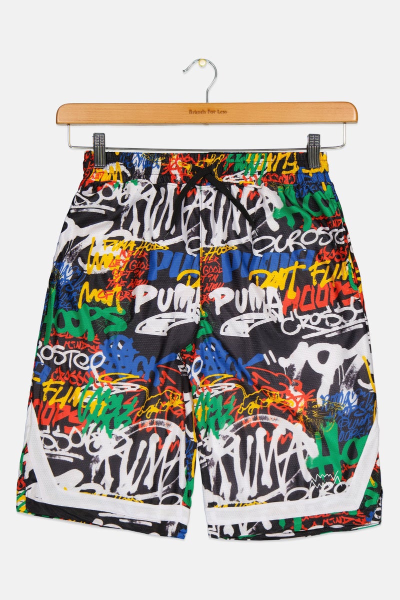 PUMA Kids Boy Sportswear Fit Training Shorts, Multicolor - Image 3