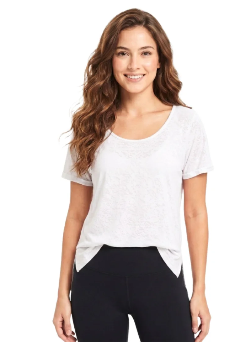 Thugfit White THUGFIT LeapSweep Ladies T-Shirt - White for Women | Best Price UAE