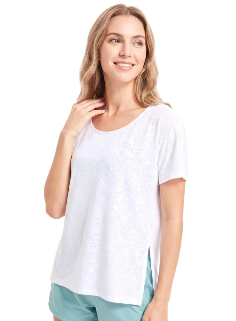 Thugfit White THUGFIT LeapSweep Ladies T-Shirt - White for Women | Best Price UAE