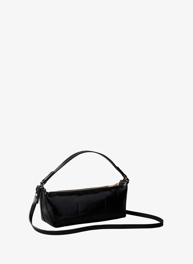CALVIN KLEIN Black Foil Logo Convertible Bag for Women | Best Price UAE