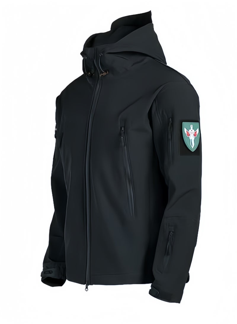 NIBEMINENT 3-in-1 Men's Outdoor Soft Shell Plus Fleece Windproof Jacket With Detachable Lining Autumn Clothing  - Image 1