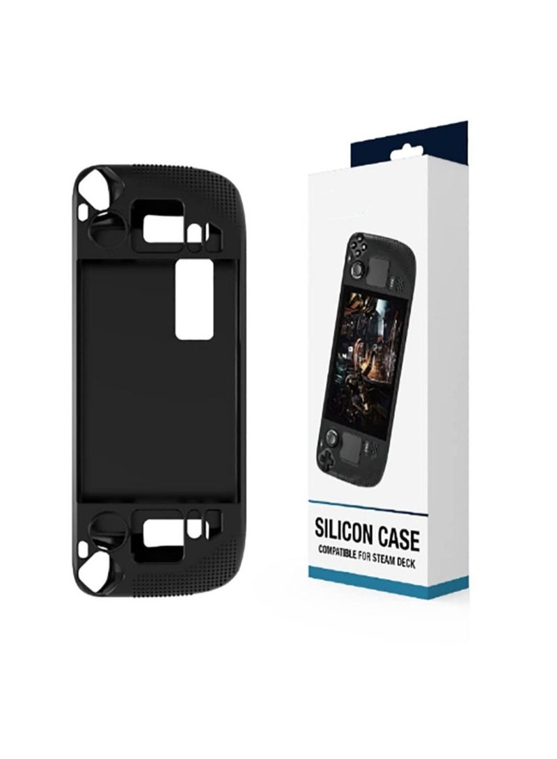 Steam Deck Host Silicone Case Game Console Silicone Protective Case with Anti-skid Particles - Image 5