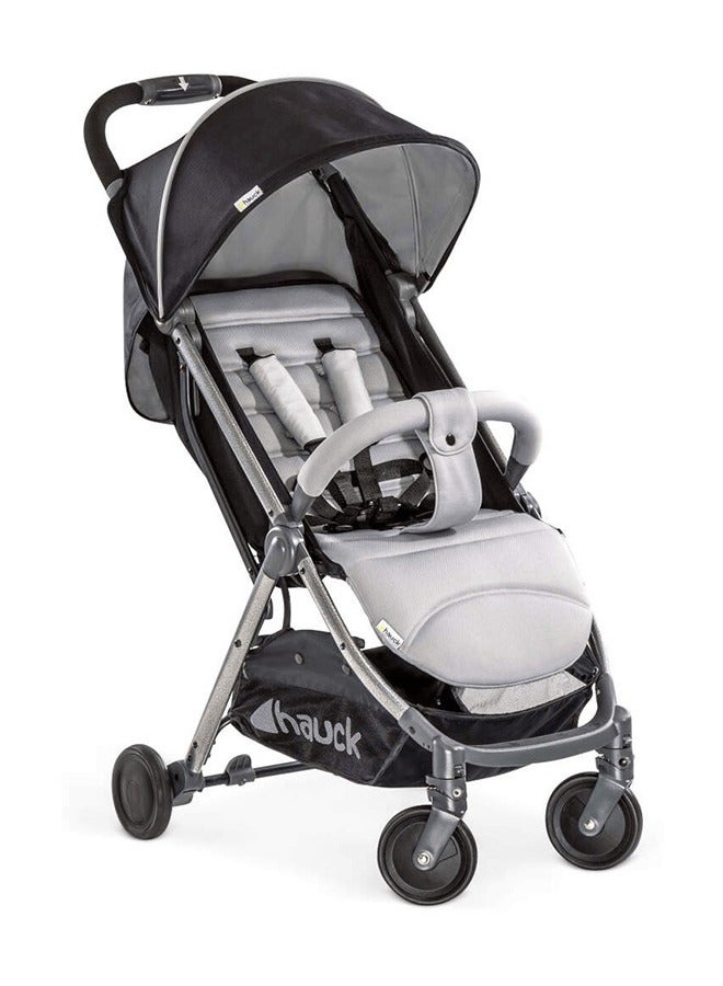 hauck Swift Plus Stroller Silver Charcoal - Image 2