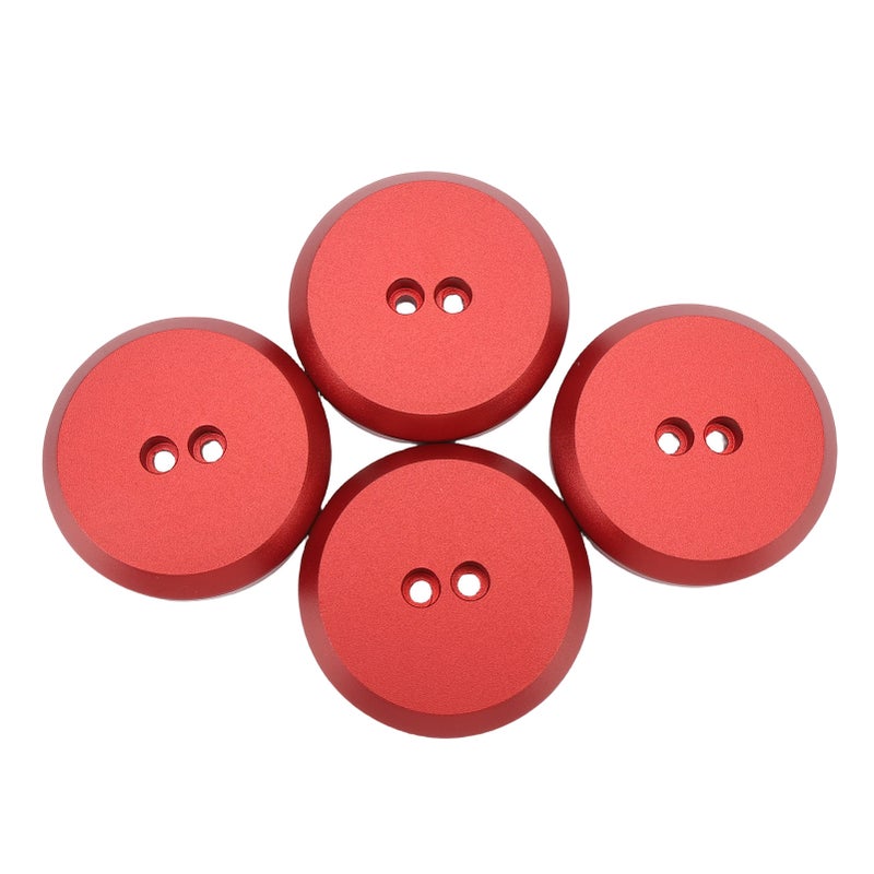 Lifting Puck Jack Pad Adapter Aluminium Alloy Replacement for Boxster Cayman 944 964 993 996 997 911 1997-2021 Red - Image 4